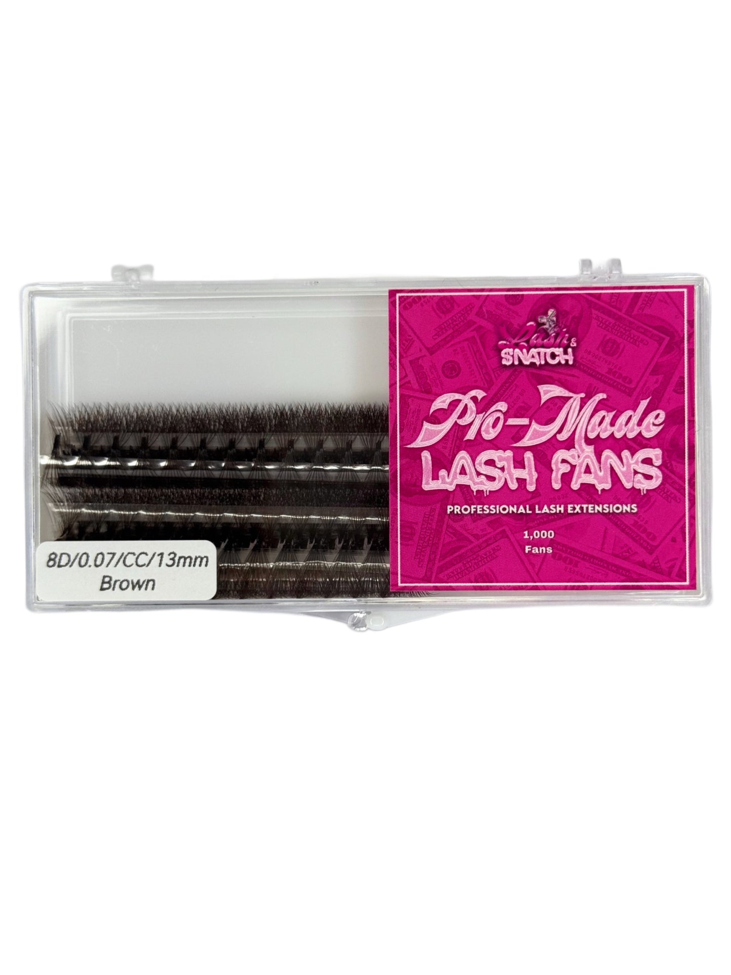 Chocolate Brown 8D ProMade fans (1000)