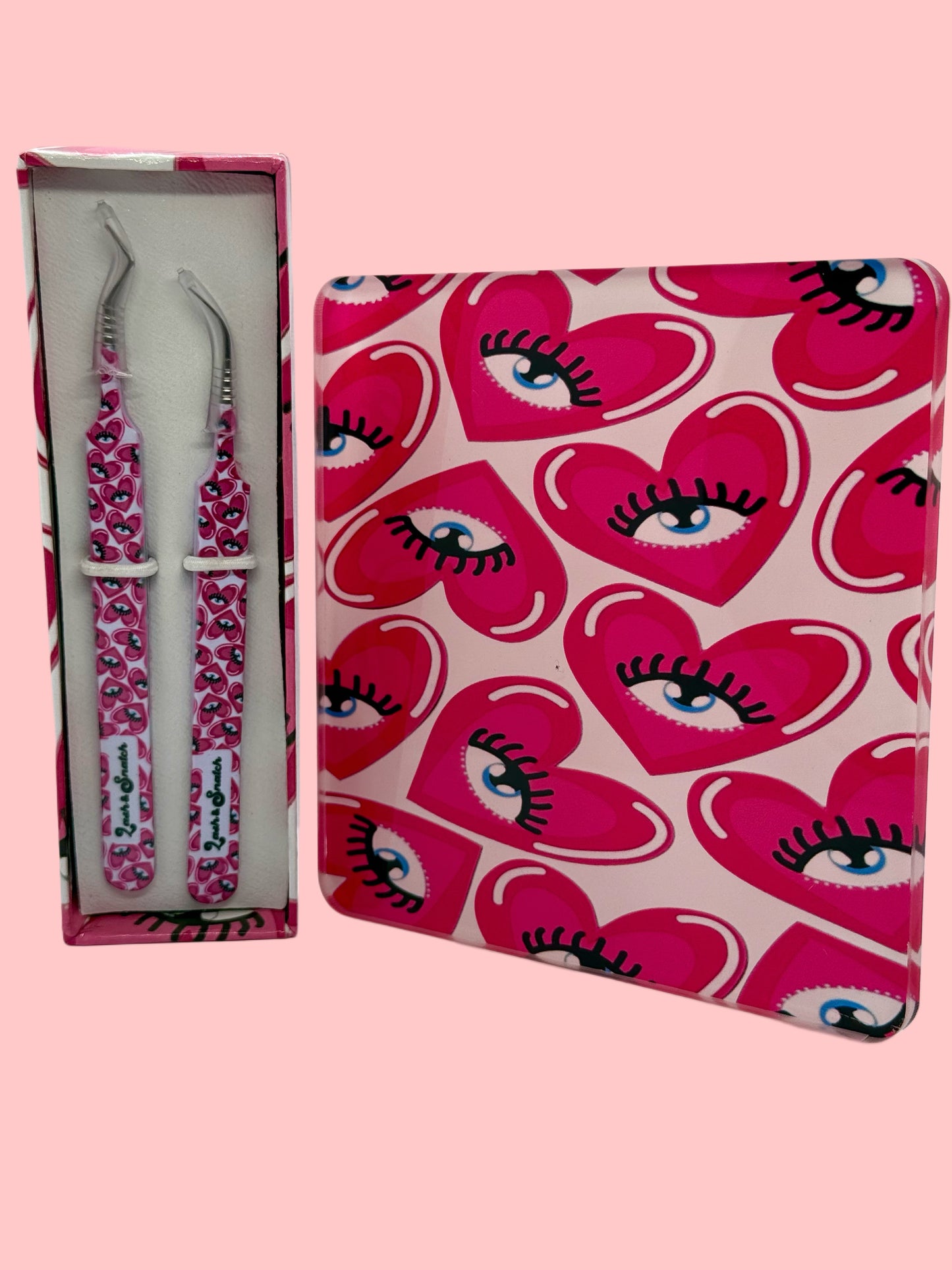 Valentines bundle (tweezers&tile)