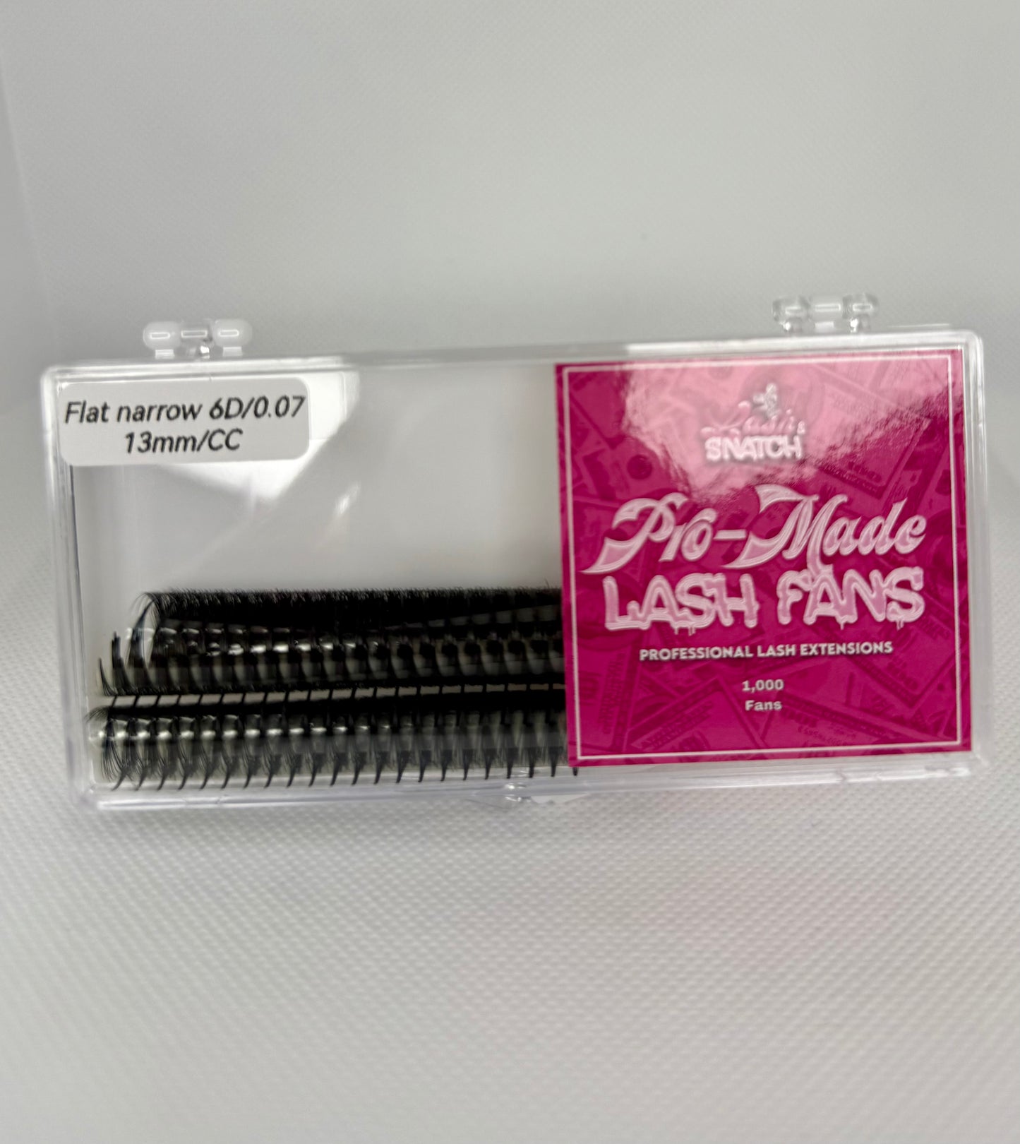 6D Narrow Flat Lash Fan-1000