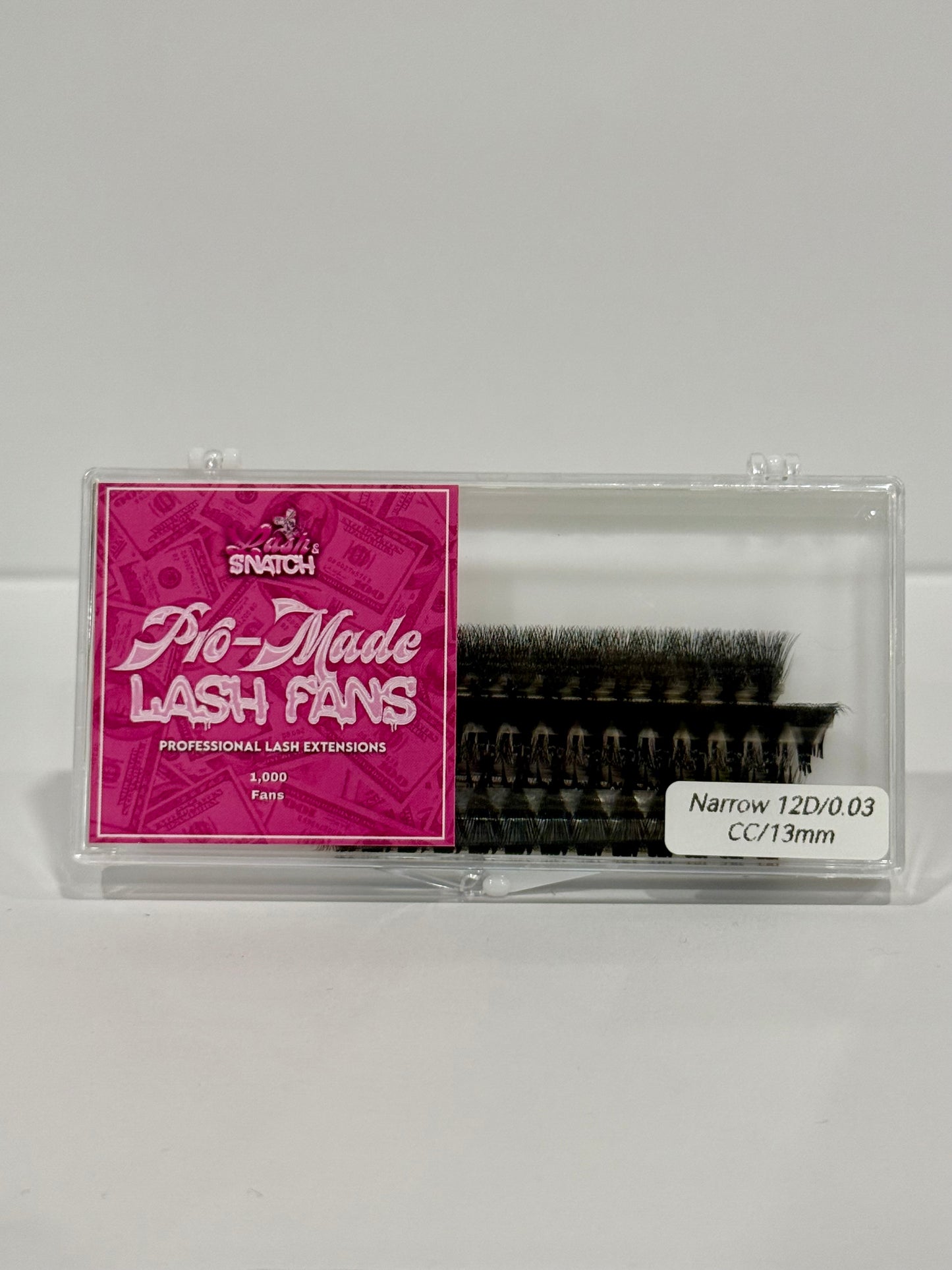 12D Narrow promade fans (1000)