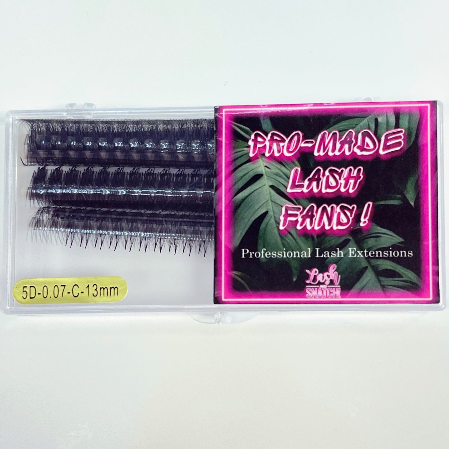 5D ProMade Lash Fans single size box of 1000